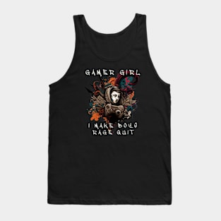 Funny Gamer Girl Shirt | Gamer Girl Gift | Gaming Graffiti T-shirt | Gaming lovers Shirt Tank Top